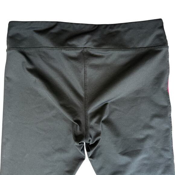 Marc NY Cropped Workout Pants Womens Large Black Red Crossfit Gym Activewear - Picture 8 of 8